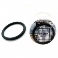 Виброкольцо Нитриловое эрекционное черное кольцо d=50 мм m2m1213blk