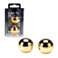 Вагинальные шарики Крупные золотые шарики для тренировки bliss balls h45515-10002