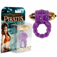 Виброкольцо Пиратское фиолетовое колечко stoya purple pleasure ring-0014
